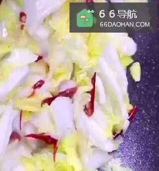 酸辣大白菜的家常做法