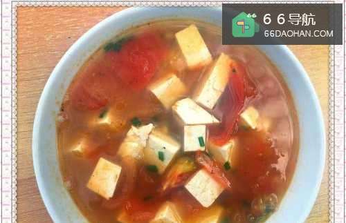 西红柿烧豆腐烫的家常做法，简单美味又营养