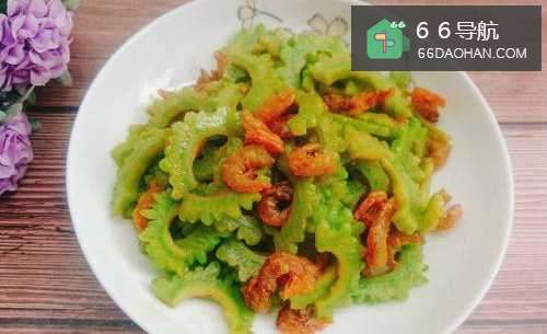 虾干炒苦瓜怎样做