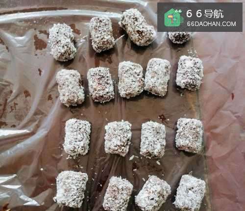 巧克力椰蓉棉花糖小零食做法