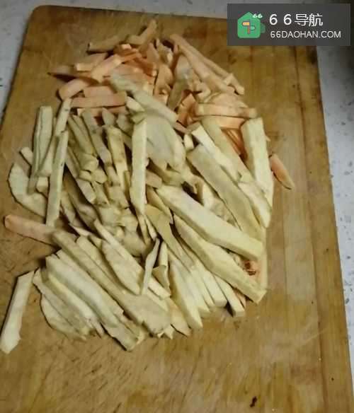 山芋炒着吃，味道好极了