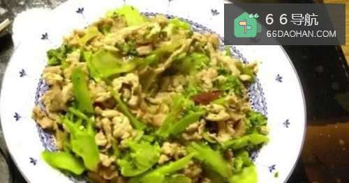 家常菜之西兰花炒肉丝的做法