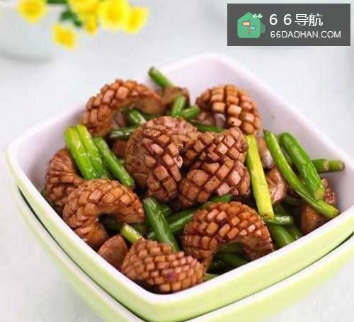 蒜苔炒腰花的做法