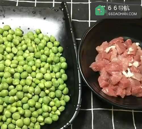 好吃的豌豆炒肉