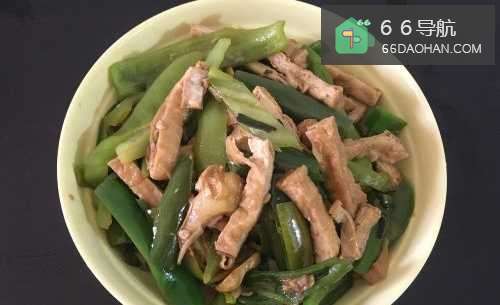 青椒炒香干怎么样做