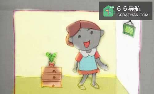 妈妈的简笔画法铅笔画