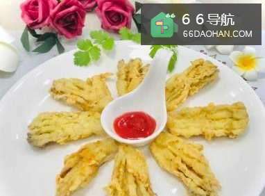 炸杏鲍菇的做法步骤