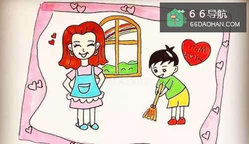 简笔画怎么样画母亲节纪念画？