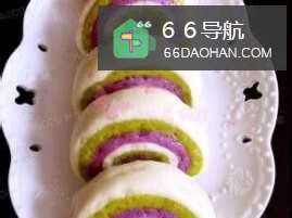 彩色花卷的制作思路