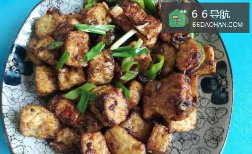 美味的酱炒豆腐