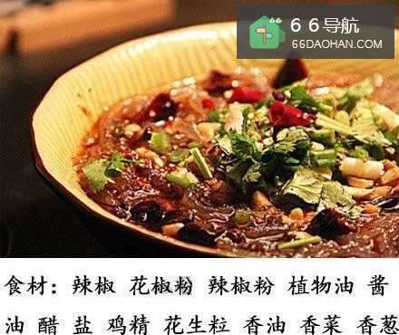 酸辣粉的简单制作思路