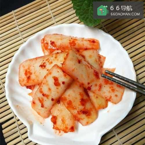 韩式辣萝卜皮