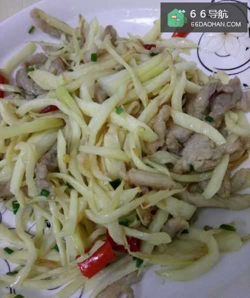 茭白炒肉丝家常做法