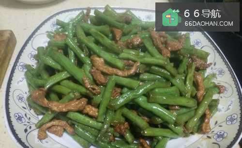 豆角炒肉丝家常做法