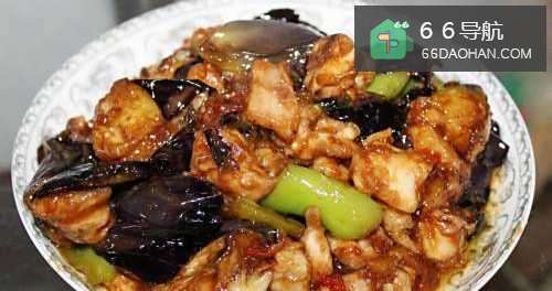 鸡丁辣椒炒茄子的做法