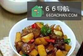 土豆烧牛筋的做法！