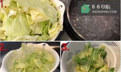 好吃的培根炒包心菜