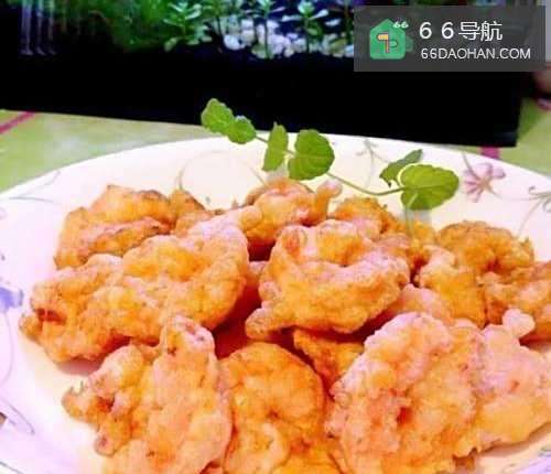 软炸虾仁的做法。