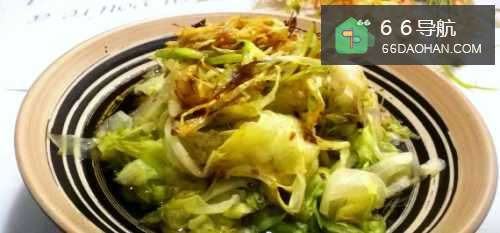 白灼生菜的做法