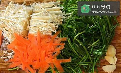怎么样办水莲炒金针菇