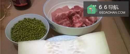 家常菜——冬瓜绿豆骨头汤