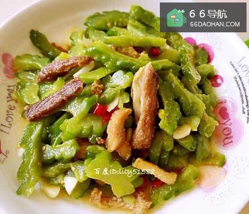 苦瓜炒五花肉的做法