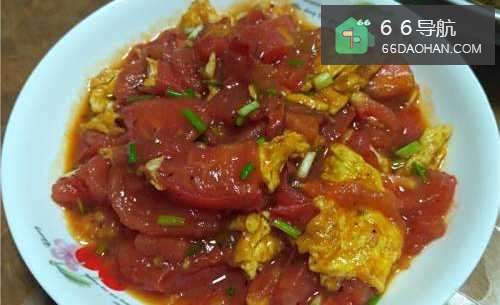 家常菜西红柿香葱炒鸡蛋